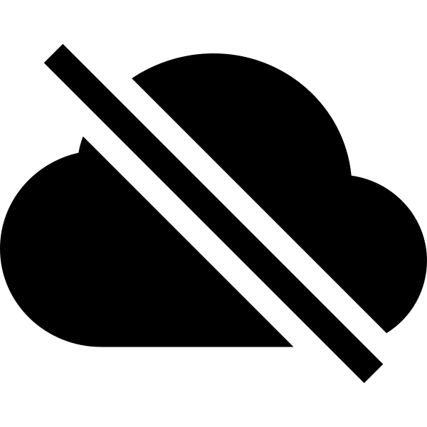 Cloud Slash Fill
