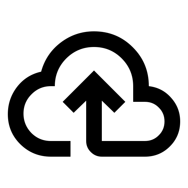 Cloud Upload Outline
