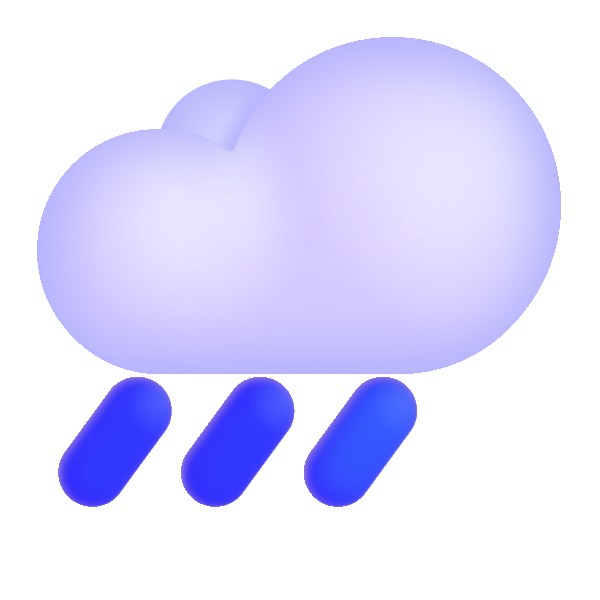 Cloud With Rain Color