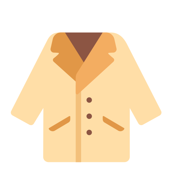Coat Flat Vector
