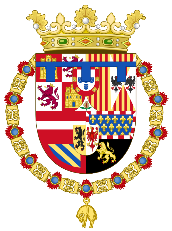 Coat Of Arms Of The Prince Of Asturias Azur Label (1580 1665)