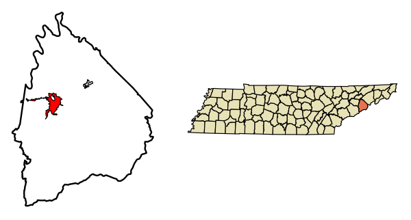 Cocke County Tennessee Incorporated And Unincorporated Areas Newport Highlighted 4753000