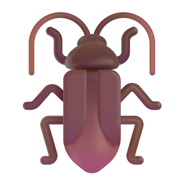 Cockroach Color Vector