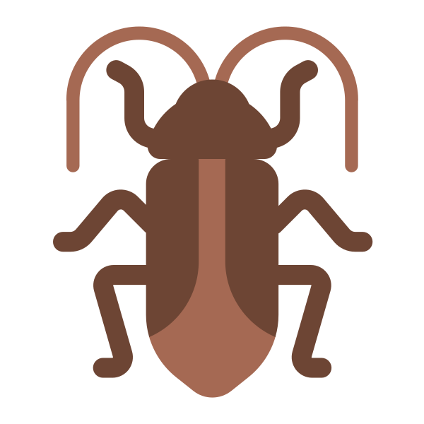 Cockroach Flat Vector