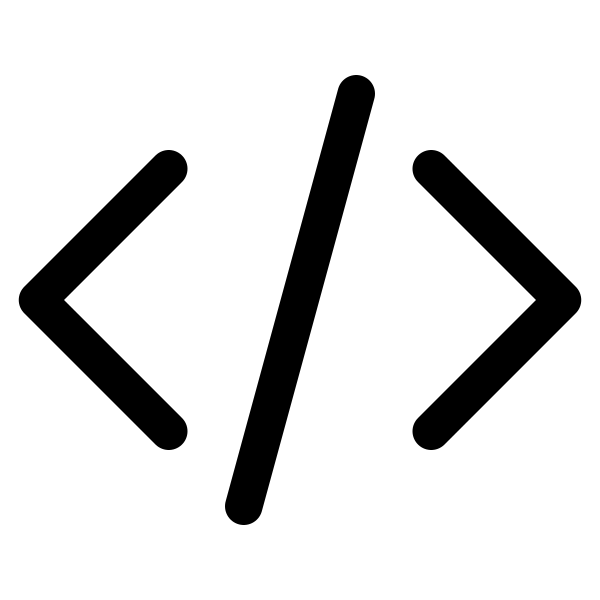 Code Bracket Vector