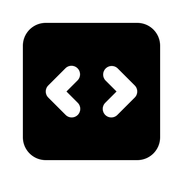 Code Bracket Square Vector
