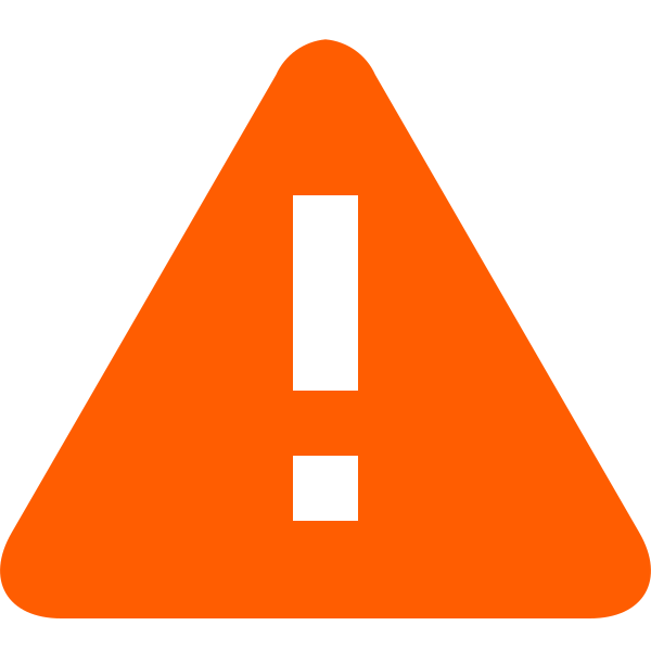 Codex Icon Alert Orange Vector