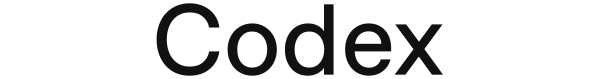 Codex Wordmark Light