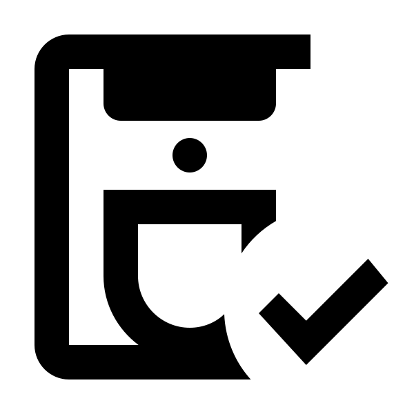 Coffee Maker Check Outline
