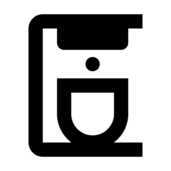 Coffee Maker Outline