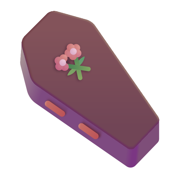 Coffin Color Vector
