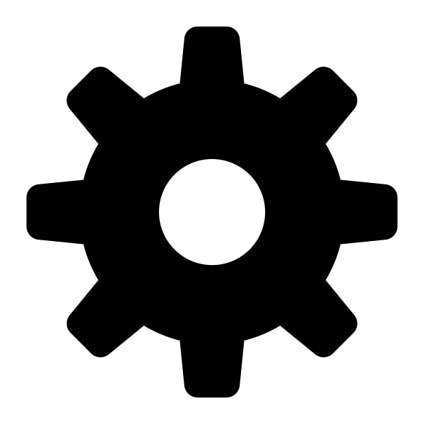 Cog 8 Tooth Vector