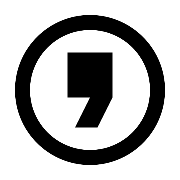 Comma Circle Outline