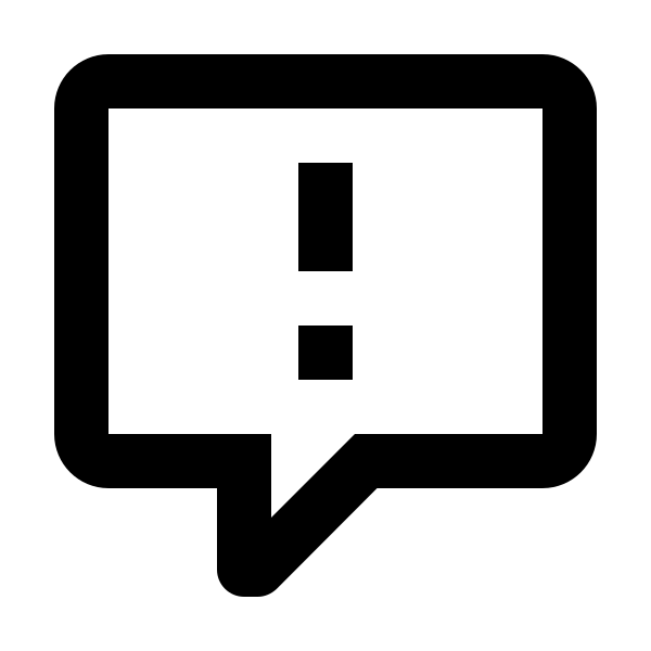 Comment Alert Outline