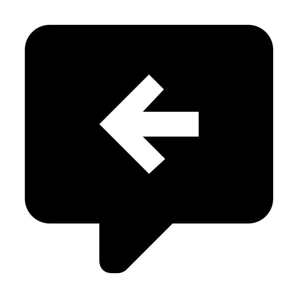 Comment Arrow Left