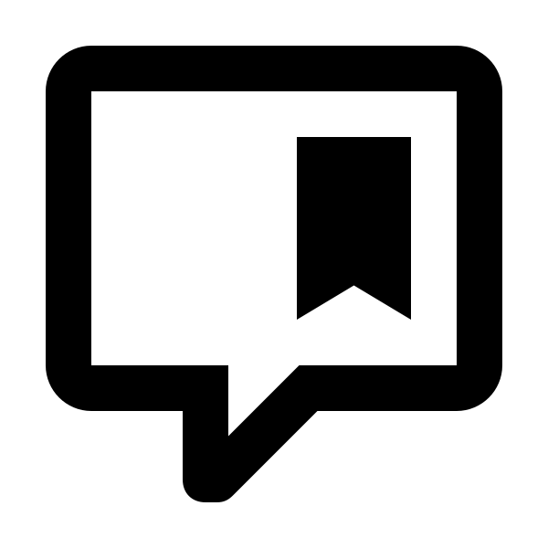 Comment Bookmark Outline