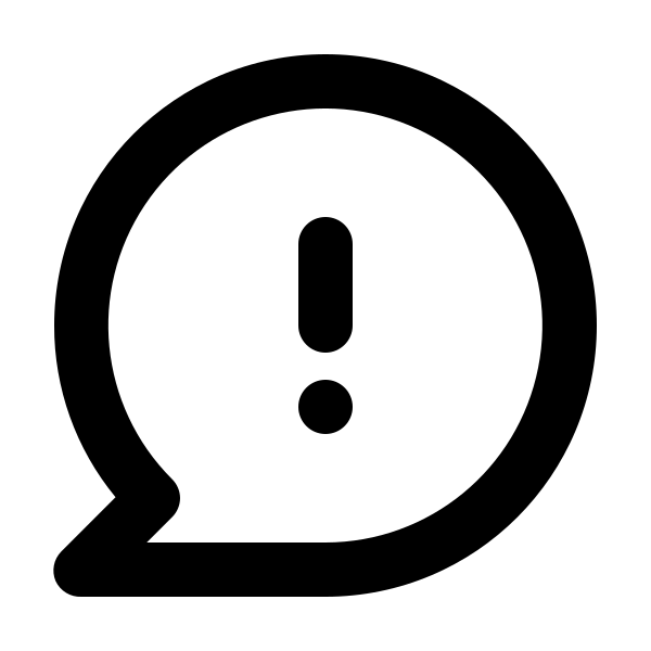 Comment Exclamation