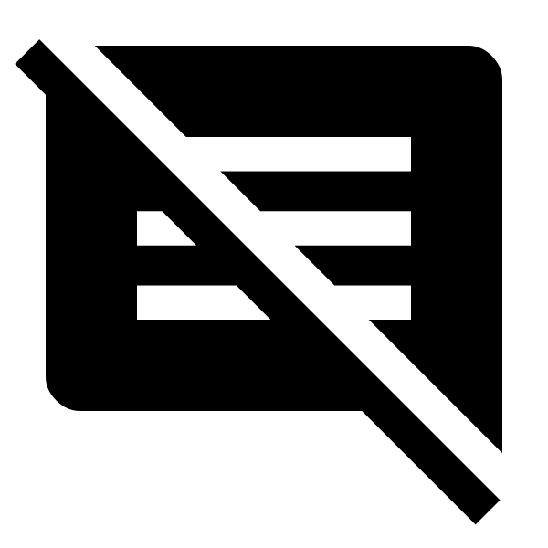 Comments Disabled Fill