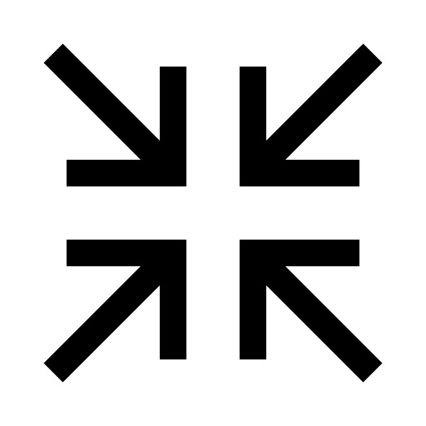 Compress Arrows Alt Solid Vector