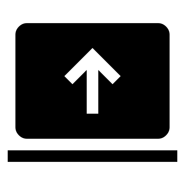 Computer Arrow Up Fill