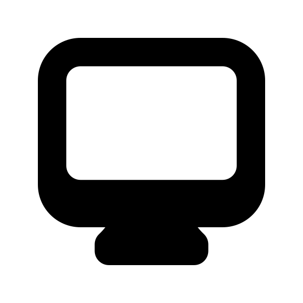 Computer Desktop Vector