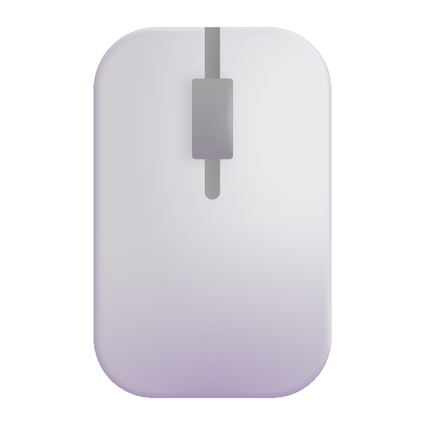 Computer Mouse Color Vector