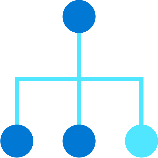 Connected Circles Vector