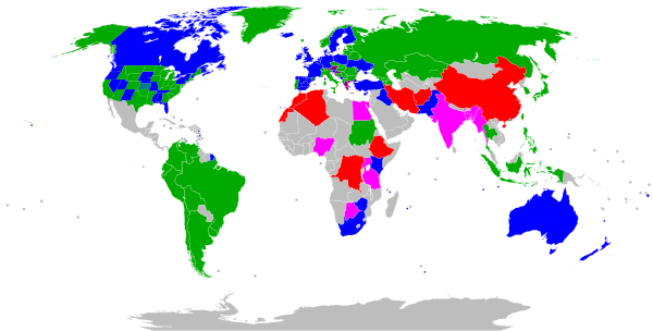 Consent Based And Coercion Based Sexual Violence Legislation World Map