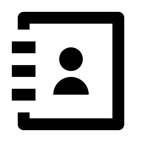 Contacts Book 3 Line