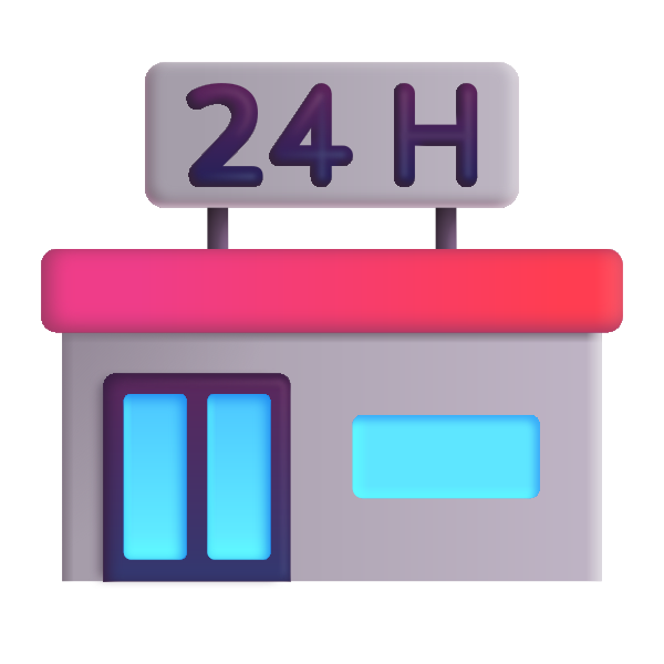 Convenience Store Color Vector