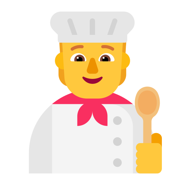 Cook Flat Default Vector