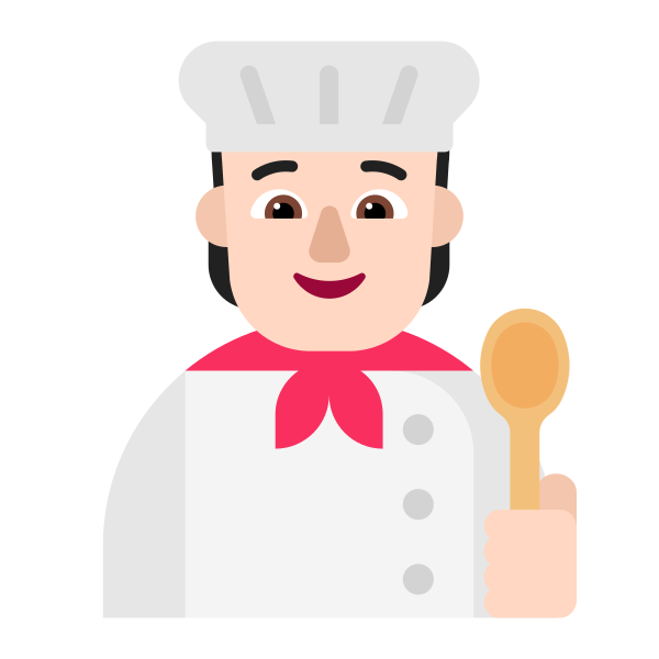 Cook Flat Light Vector