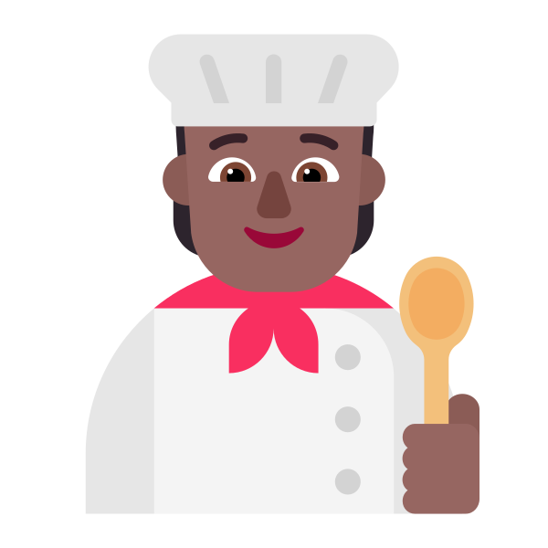 Cook Flat Medium Dark Vector