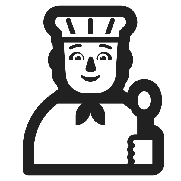 Cook High Contrast Default Vector