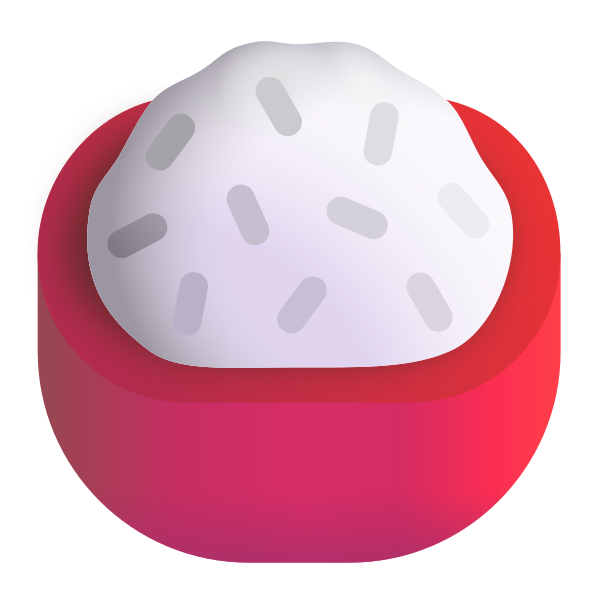 Cooked Rice Color Vector