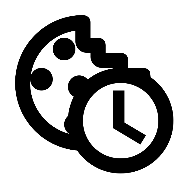 Cookie Clock Outline