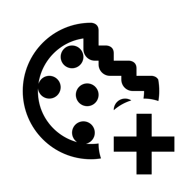 Cookie Plus Outline