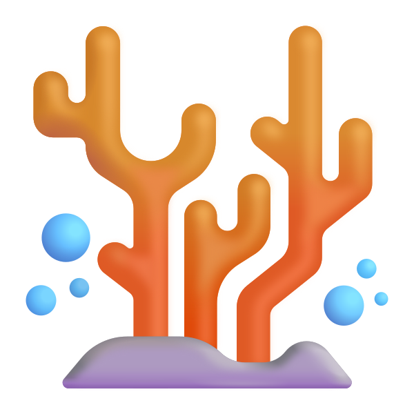 Coral Color Vector