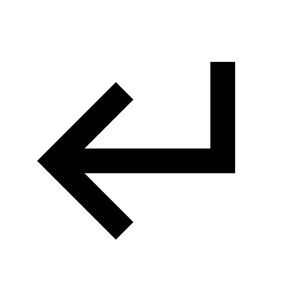Corner Down Left Line