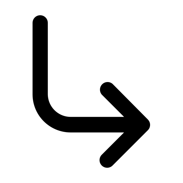 Corner Down Right
