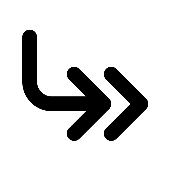 Corner Down Right Double