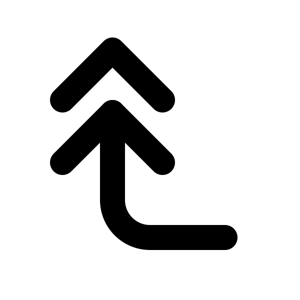 Corner Left Up Double