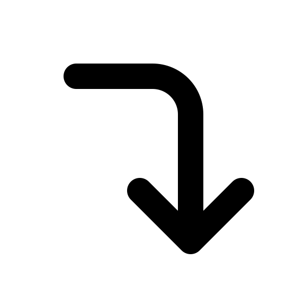 Corner Right Down