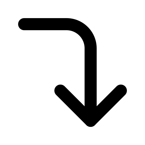 Corner Right Down