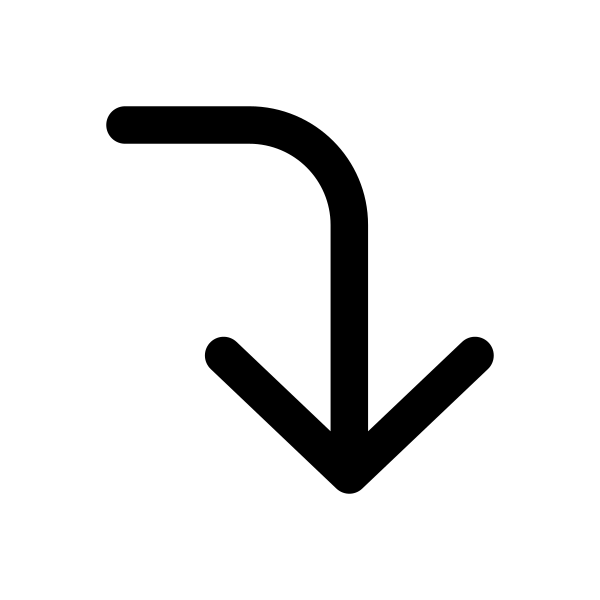 Corner Right Down
