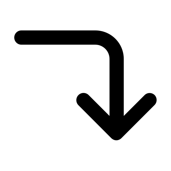 Corner Right Down