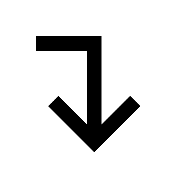 Corner Right Down Line