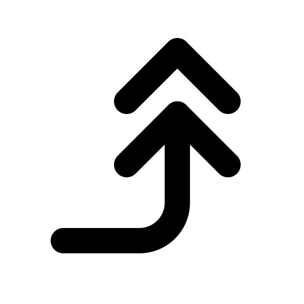 Corner Right Up Double