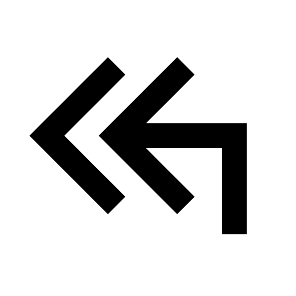 Corner Up Left Double Line