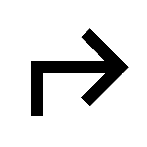 Corner Up Right Line